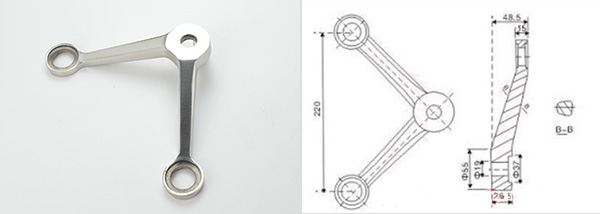 220型不锈钢驳接爪 220型不锈钢驳接爪